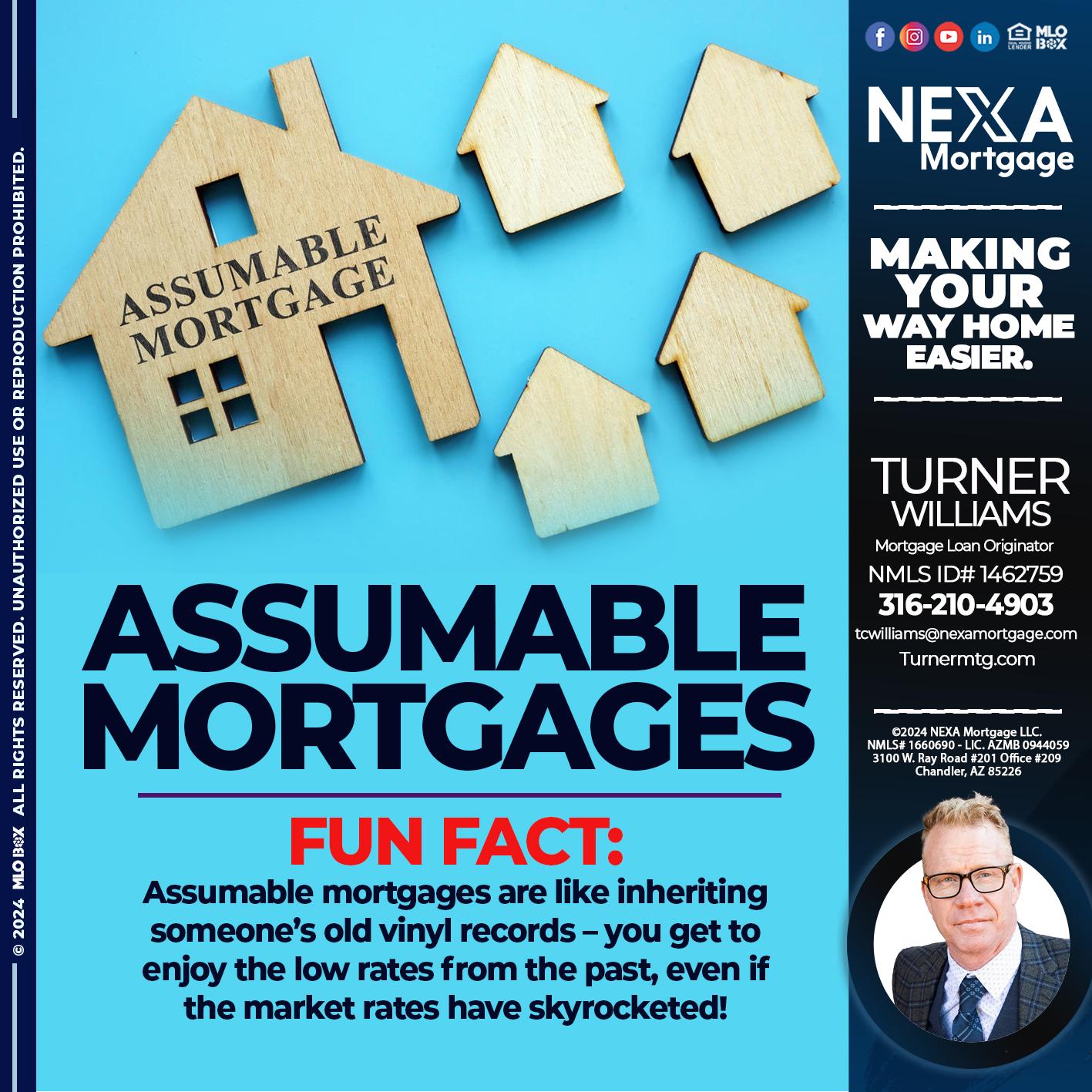 assumable - Turner Williams -Mortgage Loan Originator